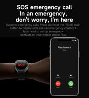 Reloj inteligente ET492 para hombre y mujer, dispositivo con asistente de voz NFC, detección de ritmo cardíaco, llamada de emergencia SOS, linterna, AMOLED, novedad de 2025 - details 12