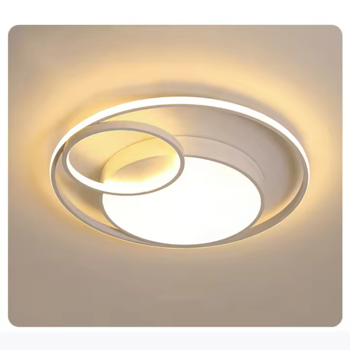 Lámpara de techo regulable, luz LED acrílica moderna de 48 cm, Iluminación de techo regulable - 1