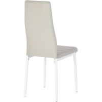 Sillas de Comedor Juego de 4 Sillas de Metal para Cocina, Silla de Mesa Comoda Silla con Asiento Tapizado, Negro - details 42
