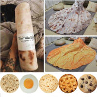 Manta de Tortilla de Franela Suave y Cálida WOSTAR 200Gsm Forma Redonda Lavado en Máquina Adecuada para Viajes Invierno - details 1