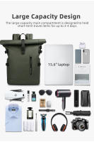 Heroic Knight Men's Backpack Outdoors Travel Rollup Women's Bag Expandable 15.6“ Laptop Pack Large Capacity Waterproof Backpacks - details 7