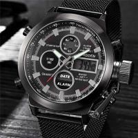 Reloj Digital de Lujo Curden Función Multifunción para Deportes Reloj de Acero Completo con LED - details 2