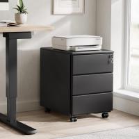 Archivador Móvil con Cerradura Cajonera con Ruedas para Archivos A4 Mueble Archivador Metálico para Oficina Blanco SK024ws - details 11