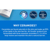 Cerave Ácido hialurónico con vitamina B5 y ceramidas, suero facial hidratante para pieles secas, sin fragancia, 1 onza - details 2