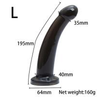 Leten-tapones transparentes para mujer y hombre, consolador suave, tapón Anal de próstata, masturbación vaginal, dilatador Anal, juguetes sexuales - details 5