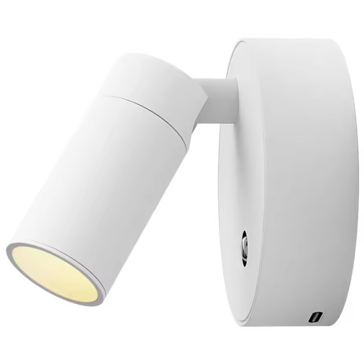 Foco LED inalámbrico para interiores, luz de pared magnética recargable, luz de imagen infinitamente regulable en 3 colores, foco para plantas, obras de arte, dormitorio, oficina - 1
