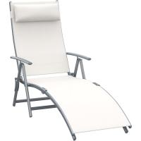 Sillón de Jardín Plegable con Resalto Ajustable 7 Niveles Carga de 165kg - details 0
