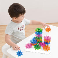 Children Gear and Pegs Board Game Montessori Toys DIY Stacking Rope Gear Rotary Building Blocks Color Cognition Educational Toys - details 5