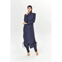 Traje de baño musulmán modesto Burkini para mujer, traje de baño para mujer, Abayas, Hijab islámico de manga larga, cobertura completa, traje de baño, 3 uds. - details 3
