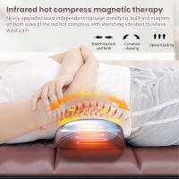 Colchón de masaje eléctrico, cojín masajeador con calefacción vibratoria para cuello, espalda, pie, dolor de cuerpo completo, alivio del estrés, relajación corporal - details 4