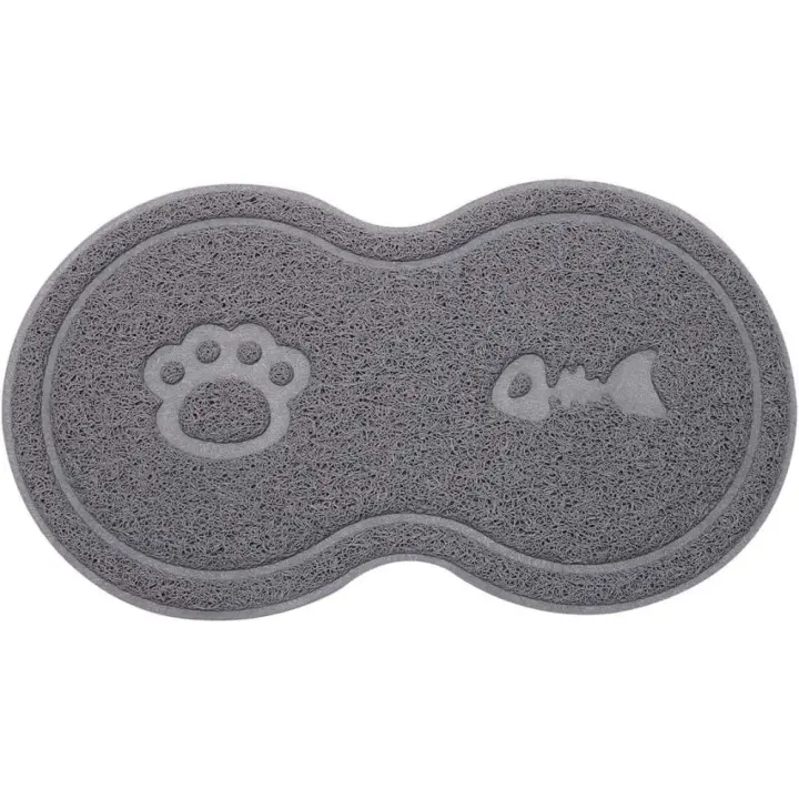 Alfombra de Silicona para Alimentación de Mascotas Impermeable, Antideslizante, Para Perros y Gatos - 1