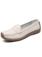 Zapatos de mujer de piel auténtica Mocasines planos de piel de vaca para madres mayores y más - details 2