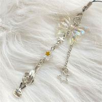 Cadena con cuentas Kawaii para chica, cordón para teléfono, dijes para bolso, cadena rosa para chica, colgante para teléfono, dijes de estrella para teléfono, correa para teléfono móvil - details 14