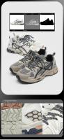 Zapatillas nuevas de alta calidad para hombre y mujer, zapatos informales a la moda con rendimiento antideslizante y antiolor neutro, calzado Retro para correr - details 2