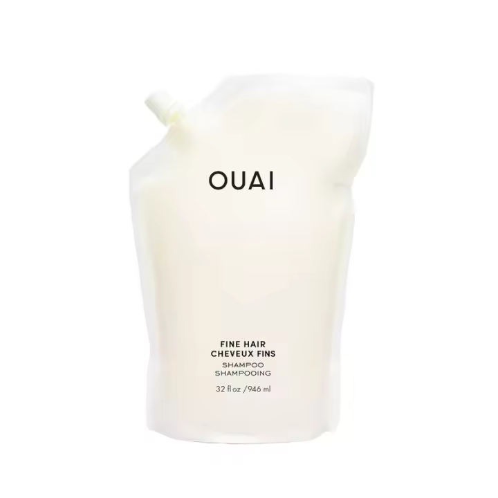 OUAI Champú voluminizador con queratina fortalecedora, aceite de semilla de chía y biotina para un cuerpo fino, limpio e ingrávido - Parabenos, - 1