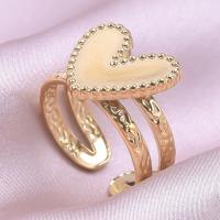 Joyería para dedos de niña, Anillos de corazón para mujer, accesorios, Anillo de acero inoxidable, suministros de amor, Anillos DIY, regalo del Día de San Valentín - details 32