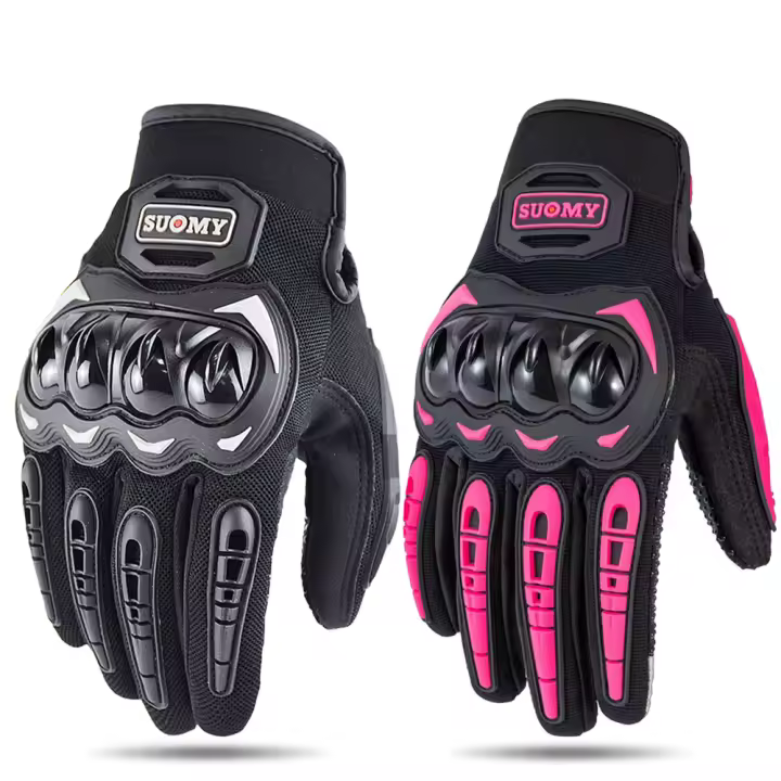 Guantes de Moto de Verano SUOMY Transpirables Tactiles para Parejas Racing Moto Cross MTB - 1