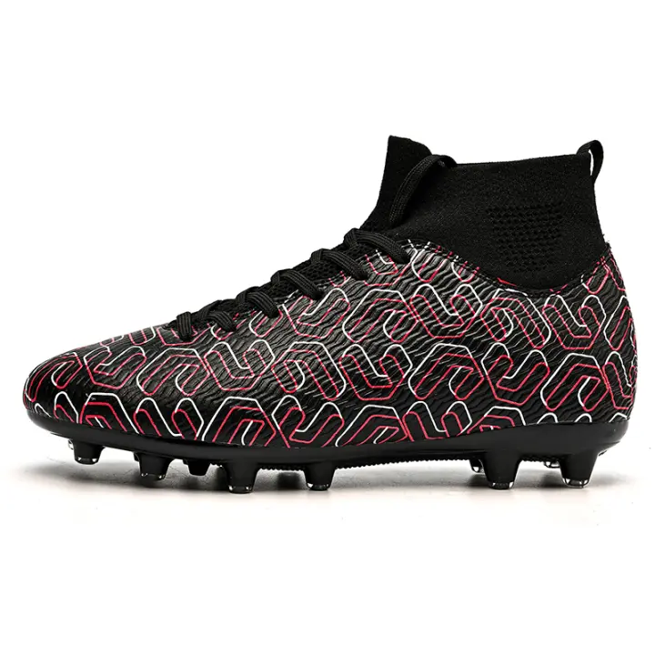 Zapatos de Fútbol de Cuero Transpirable de Alta Comodidad Pisa Fuerte con Goma Natural para Tiendas y Campus - 1