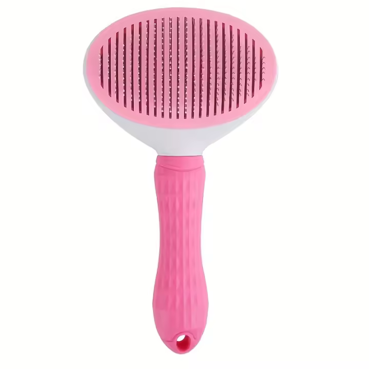 Cepillo para quitar el pelo de perros y gatos, cepillo masajeador para el cuidado de mascotas que elimina los enredos - 1