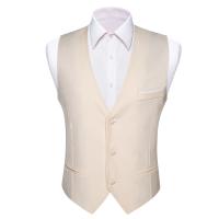 Chaleco S-5xl de 20 colores para hombre, chaleco ajustado de seda lisa, rosa, azul, negro, rojo, morado, blanco y caqui, chaqueta sin mangas Barry Wang - details 51