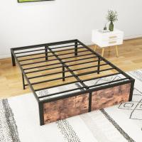 Cama con Plataforma de Metal, Marco de Cama de 140 x 200 cm, Cama de Metal con somier de láminas de Metal, Moderna Cama de Metal para Adultos, niños, Adolescentes, fácil Montaje - details 15