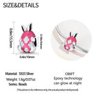 Pulsera Original Fit 100% Plata de Ley S925 Encantos de Huevo de Dragón para Mujeres Joyería DIY Cuentas de Cumpleaños Pascua - details 1