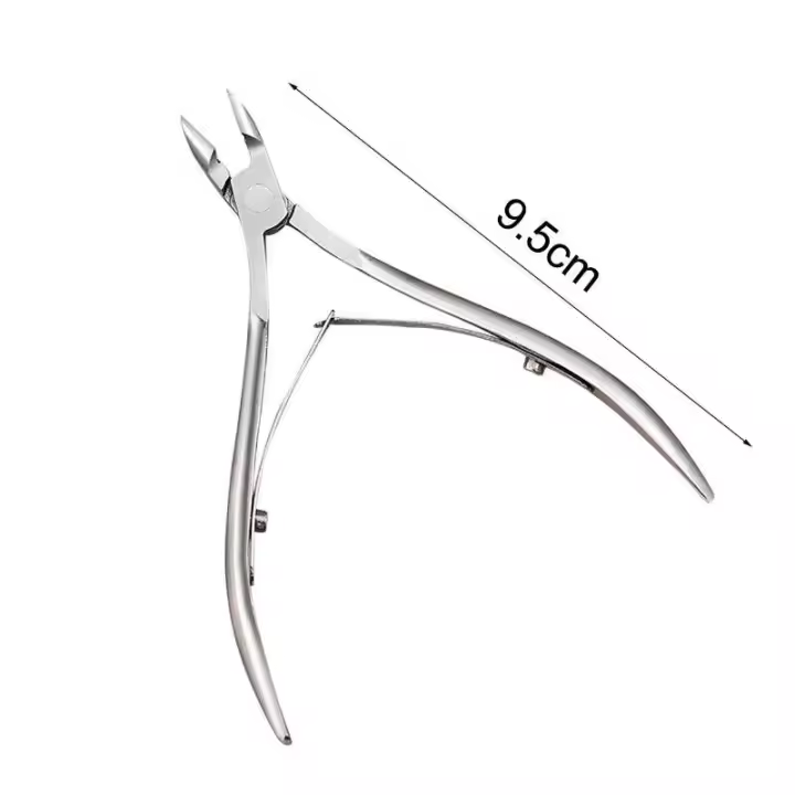 Corta Cutículas Incarnadas Herramienta de Pedicura para Uñas Cortador de Bordes Tijeras - 1