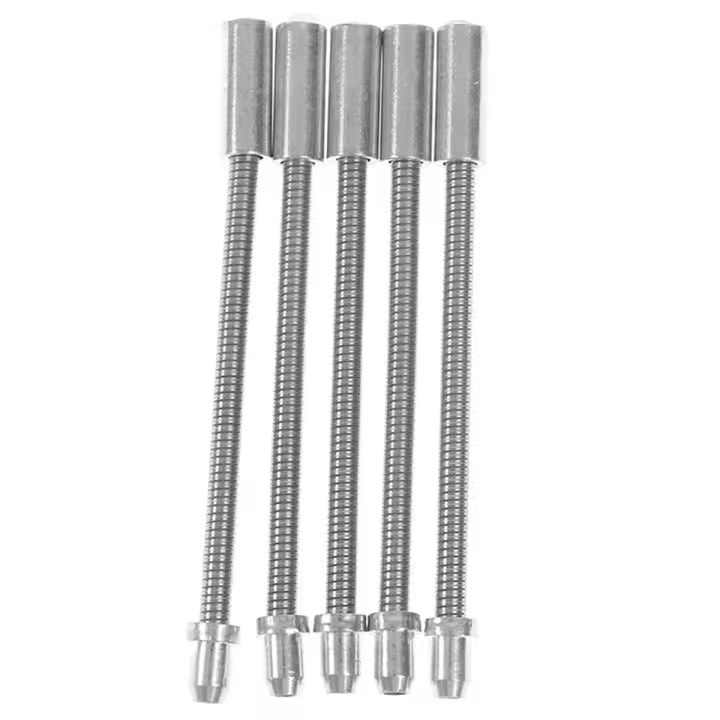 Kit de manguera de alambre de acero para bicicleta de montaña, de 5 piezas accesorios de tubería, plegable, con freno en V - 1