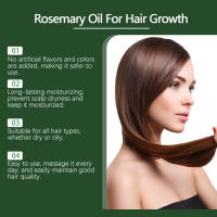 El romero promueve un crecimiento saludable y nutritivo, aceite esencial resistente para el crecimiento del cabello - details 4