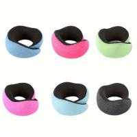 Almohada De Viaje De Espuma Viscoelástica Pura, Suave Y Transpirable, Funda Lavable A Máquina, Kit De Viaje En Avión, Almohada - details 12