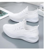 Zapatillas deportivas informales huecas y transpirables con suela suave para mujer, de malla ligera - details 33