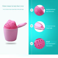 Taza de Champú para Bebés con Diseño de Dibujos Animados Lindos Herramienta de Baño para Niños Taza de Lavado de Cabello Spoon con Bailer - details 2