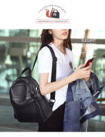 FOXER-Mochila De cuero dividido para mujer, bolso escolar de gran capacidad, bolso de viaje para oficina - details 2