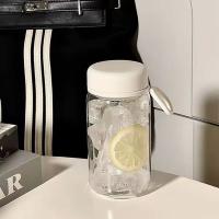 Taza de plástico transparente de 450ml, cuerda de elevación, botellas de agua y leche a prueba de fugas, botella de agua potable portátil a prueba de polvo, té de burbujas - details 12
