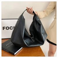 Bolsos de hombro grandes negros para mujer, bolso de compras grande, bolso cruzado de cuero suave de calidad de Color sólido, bolso de mano de viaje para mujer - details 33