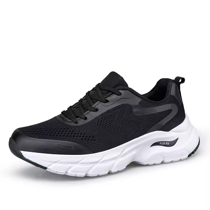 Nuevo ligero que absorbe los golpes zapatos de los hombres de la tendencia de la moda casual zapatos para caminar de los hombres de mediana edad y ancianos transpirables zapatos para correr - 1