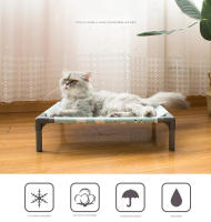 Hamaca desmontable lavable, cómoda cama elevada a prueba de humedad para perro con fondo antideslizante, rectangular - details 4