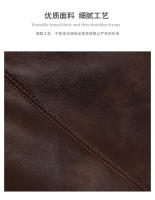Nueva moda de las mujeres bolso de mano estilo fresco picante aceite cera cuero gran capacidad versátil bolso de hombro mensajero. - details 7