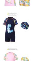 Nuevo traje de baño de una pieza para niños de secado rápido para niños y niñas adecuado para niños pequeños y grandes estudiantes - details 9