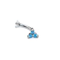 Anillo de acero quirúrgico para mujer, piercing para el cartílago, barra para el labio, tragus helix, joyería para el cuerpo, 16g, 1 unidad - details 30