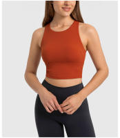 Sujetador Deportivo de Alta Cintura SHINBENE con Cojín para Mujeres Estilo Chaleco Inalámbrico para Gimnasio y Entrenamiento Tipo Tank Top con Sujetador Incorporado - details 15