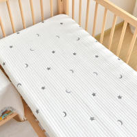 Sábanas de Cuna Ajustables para Bebés Algodón Cepillado Protector de Almohadilla de Pañales - details 2