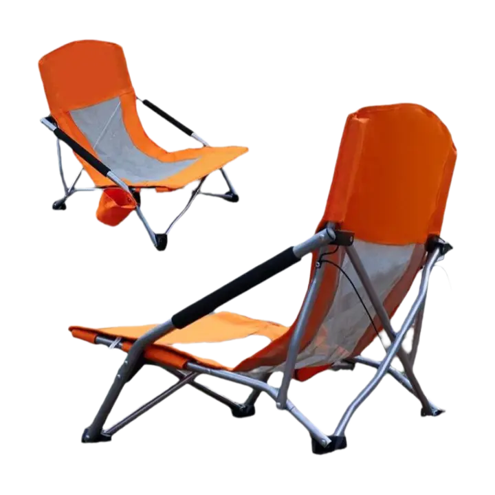 Portavasos con respaldo para sillas plegables portátiles de playa al aire libre, camping, pesca, VIE, barbacoa y muebles de picnic plegables - 1