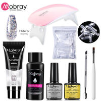 Set de Gel para Uñas de 4 Partes Kit de Arte de Uñas Acrílicas con Lámpara Mini - details 0