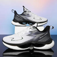 Zapatillas de deporte que absorben los golpes Zapatos de malla de fondo suave de verano Zapatos para correr ultraligeros con plataforma - details 5