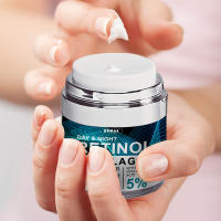 Crema facial de colágeno Sumax Retinol, crema hidratante de 50ml con ácido hialurónico, 5% hidratante, reafirmante, iluminador, cuidado de la piel - details 3