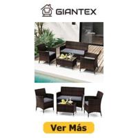 Conjunto de Muebles de Jardín, 3 Piezas de Ratán para Exterior, 2 Sillones con Cojines y 1 Mesa de Panel de Vidrio, Mesa y Silla para Terraza, Jardín, Patio (Marrón Oscuro) - details 10