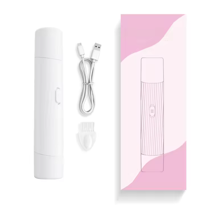 Recortador de bikini para mujer, afeitadora eléctrica, recortador de vello corporal resistente al agua IPX7, afeitadora eléctrica de doble cabezal resistente al agua 2 en 1, maquinillas de afeitar portátiles para mujeres, cuidado de la piel sensible - 1