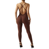 Mono ajustado para mujer, mono deportivo informal para todas las estaciones, ropa deportiva ajustada sin mangas, mono todo en uno, ropa para mujer - details 28