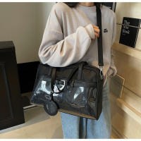 Bolsa de gimnasio para Fitness, bolso de hombro tipo bandolera portátil multifuncional para viajes al aire libre de gran capacidad, viaje de corta distancia - details 3